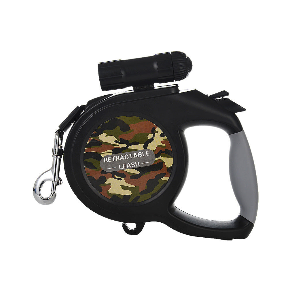 Retractable Leash with Flashlight