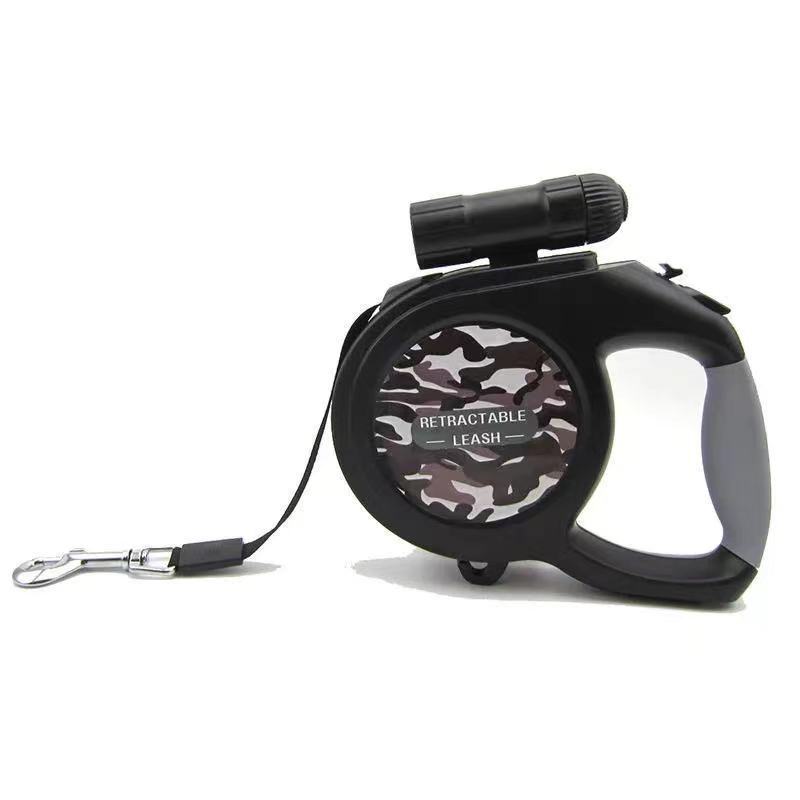 Retractable Leash with Flashlight