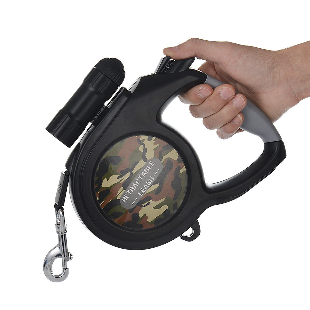 Retractable Leash with Flashlight