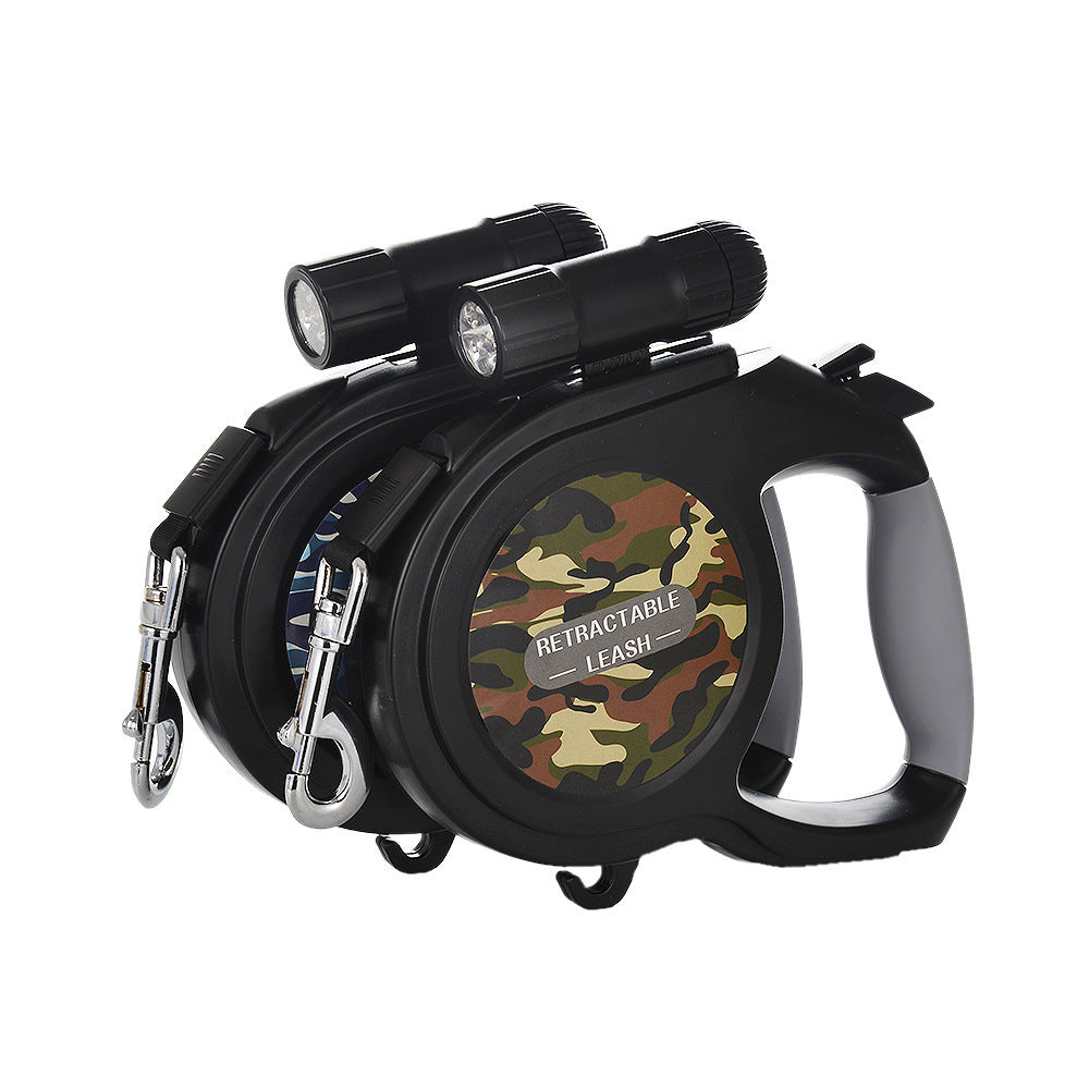 Retractable Leash with Flashlight